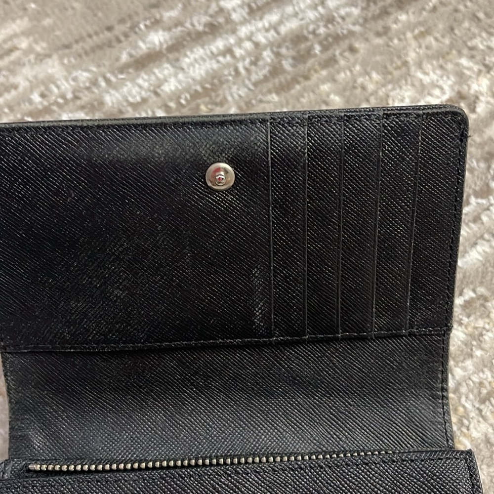Burberry Plaid Wallet with Black Leather Trim - Picture 5 of 7